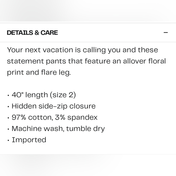 Industry Republic Clothing Floral Flare Satin Resort Pants 6 - Picture 4 of 5